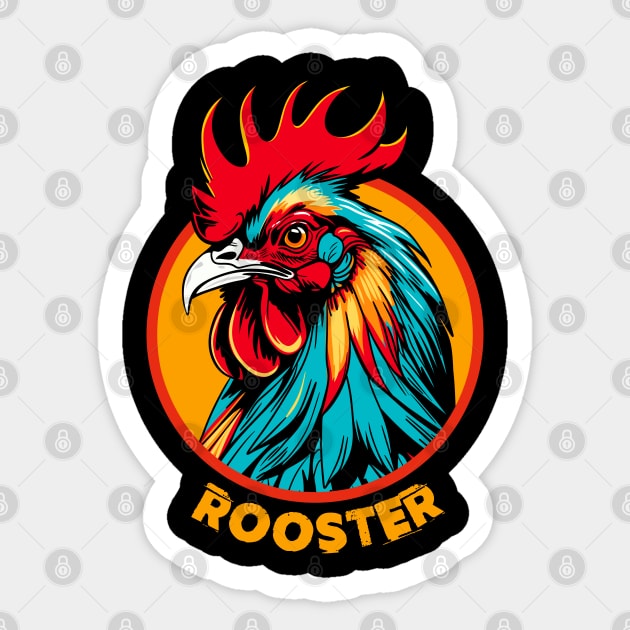 ROOSTER Sticker by artslaves